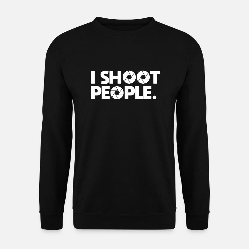 i shoot people - Unisex Sweatshirt - black