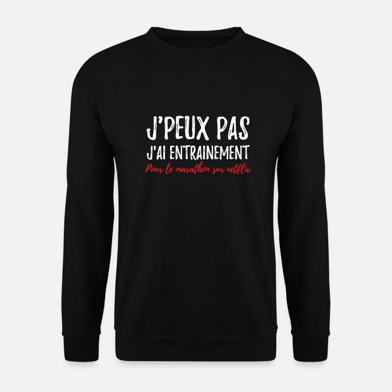T-Shirt/Accessoires - Unisex Pullover - Schwarz