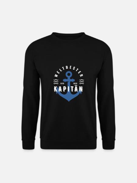 weltbester Kapitän - Unisex Pullover - Schwarz