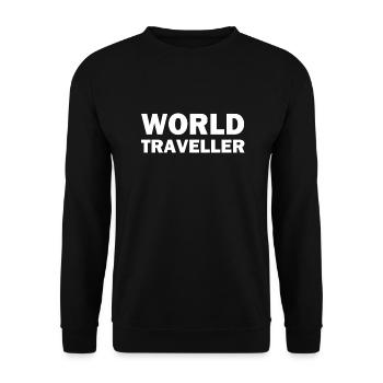 Voyageur du monde - Sweat-shirt Unisexe - noir - Devant - Alina (178cm) & Michal (187cm)