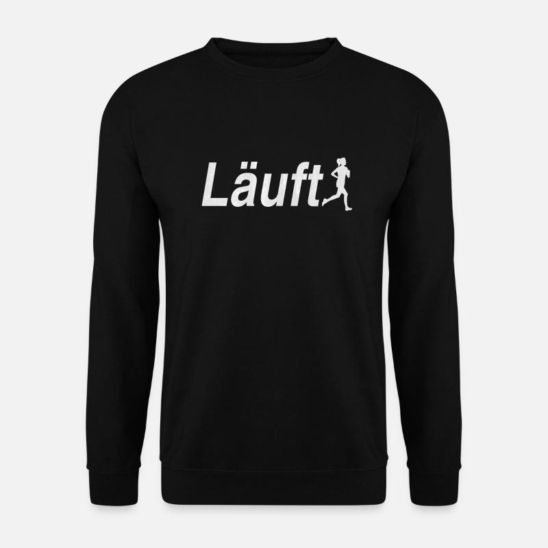 Running, jogger, sport - Unisex Sweatshirt - black