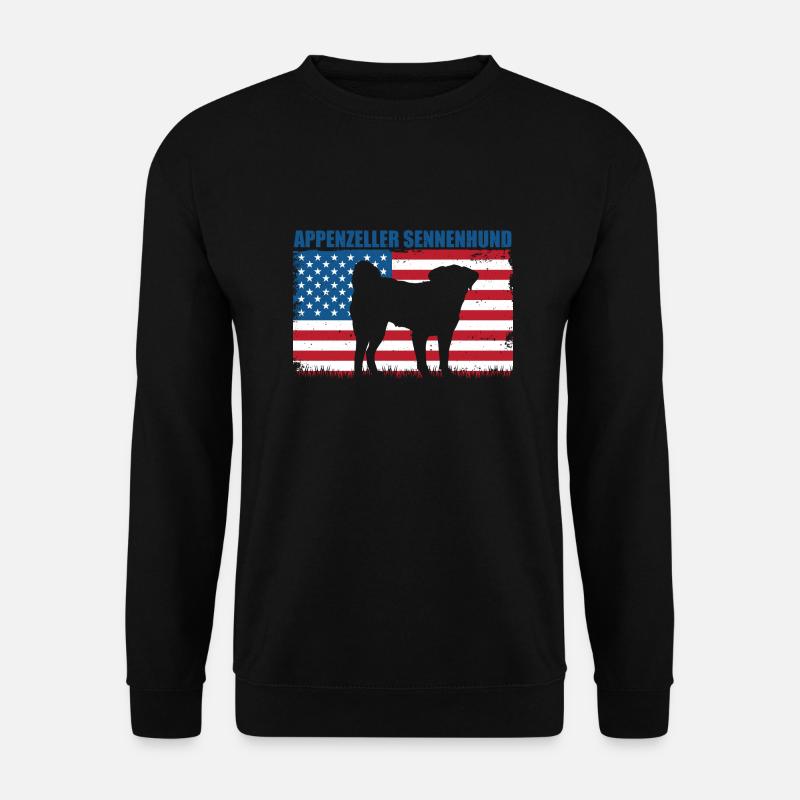 Appenzeller Sennenhund - Unisex Pullover - Schwarz