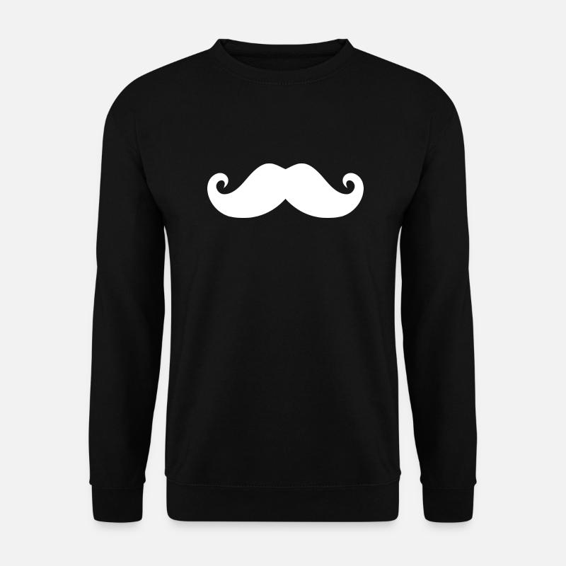 Mustache beard - Unisex Sweatshirt - black