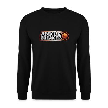 Ankle Breaker for real streetball players - Unisex Sweatshirt - black - Front - Alina (178cm) & Michal (187cm)