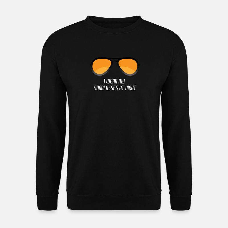 Sunglasses by Night Sunglasses / Gift Idea - Unisex Sweatshirt - black