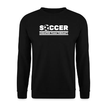 Football - Sweat-shirt Unisexe - noir - Devant - Alina (178cm) & Michal (187cm)