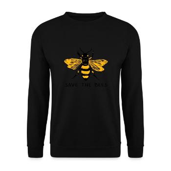 Sustainability - Unisex Sweatshirt - black - Front - Alina (178cm) & Michal (187cm)