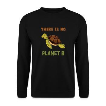 Sustainability - Unisex Sweatshirt - black - Front - Alina (178cm) & Michal (187cm)