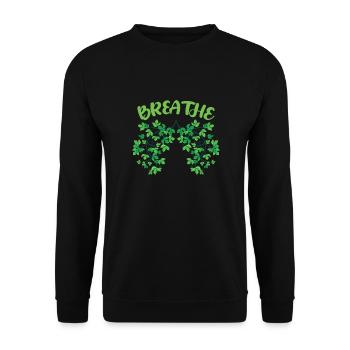Sustainability - Unisex Sweatshirt - black - Front - Alina (178cm) & Michal (187cm)