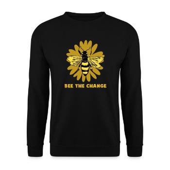 Sustainability - Unisex Sweatshirt - black - Front - Alina (178cm) & Michal (187cm)