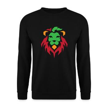 Reggae - Unisex Sweatshirt - black - Front - Alina (178cm) & Michal (187cm)