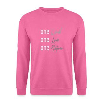 Sustainability - Unisex Sweatshirt - pink - Front