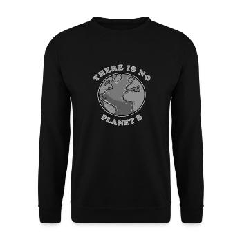 Sustainability - Unisex Sweatshirt - black - Front - Alina (178cm) & Michal (187cm)