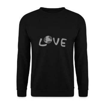 Sustainability - Unisex Sweatshirt - black - Front - Alina (178cm) & Michal (187cm)