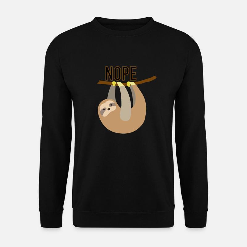 Sloth - Unisex Pullover - Schwarz