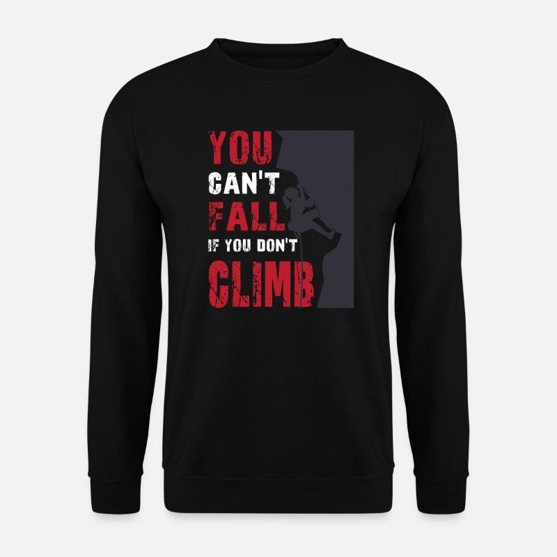 Klettern - Unisex Pullover - Schwarz