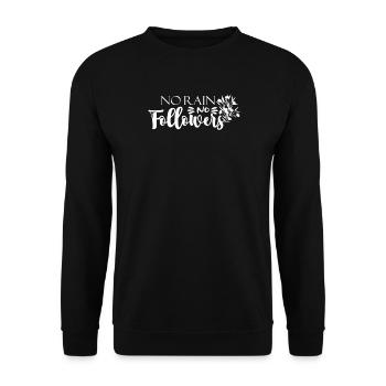 Wildflowers - Unisex Sweatshirt - black - Front - Alina (178cm) & Michal (187cm)