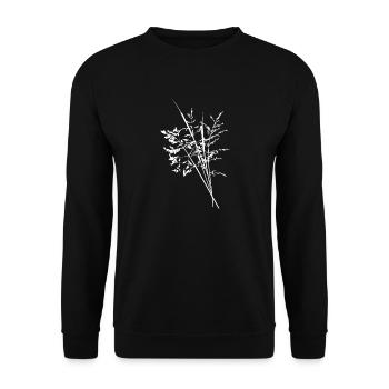 Wildflowers - Unisex Sweatshirt - black - Front - Alina (178cm) & Michal (187cm)