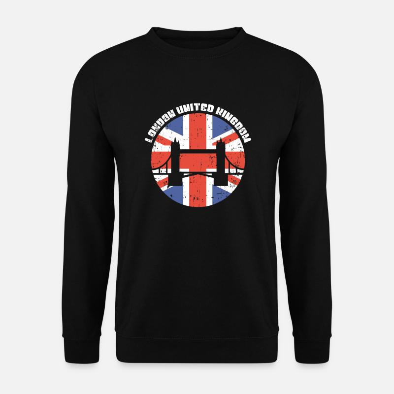 London - Unisex Pullover - Schwarz