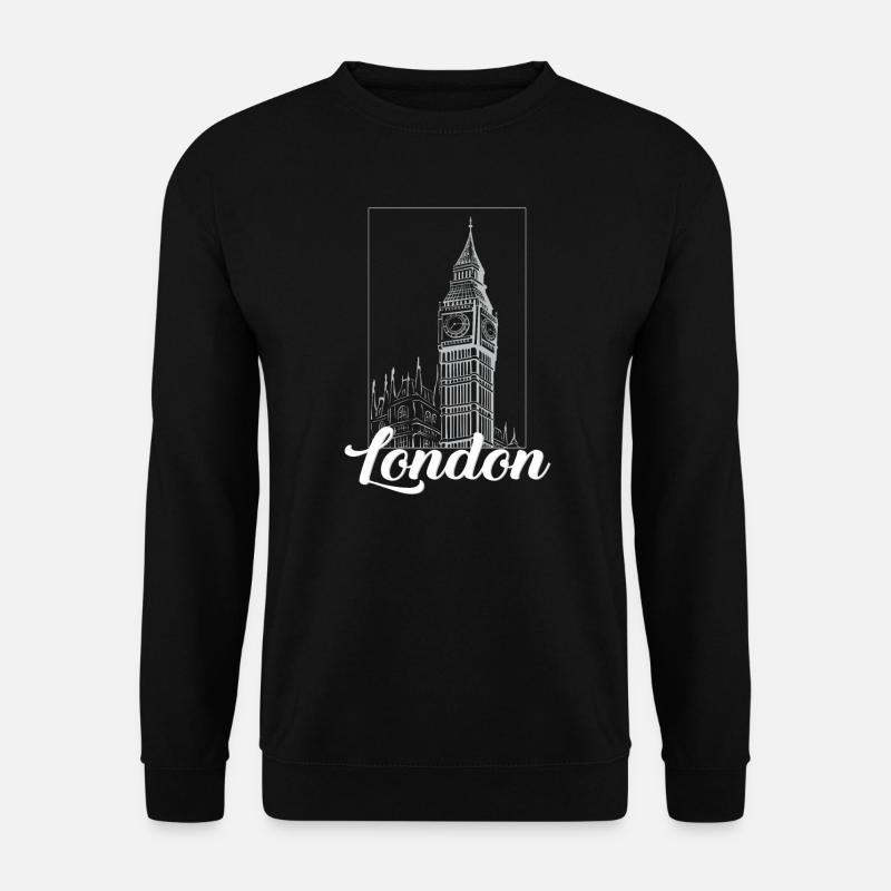 London - Unisex Pullover - Schwarz