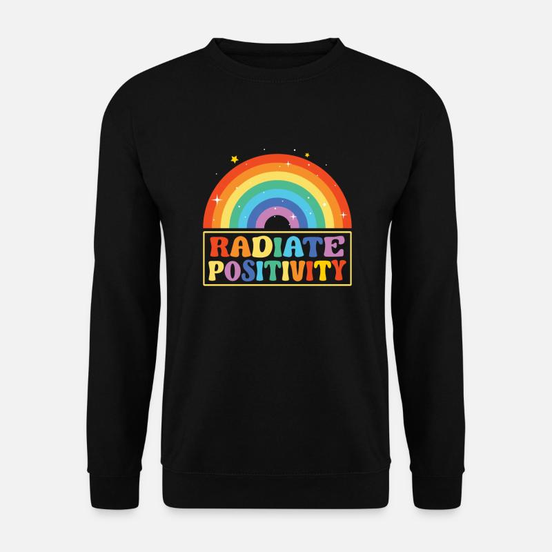 Rayonner de positivité - Sweat-shirt Unisexe - noir