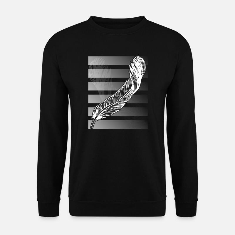 Federn - Unisex Pullover - Schwarz
