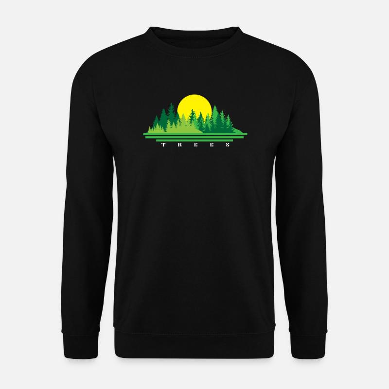 Baum - Unisex Pullover - Schwarz