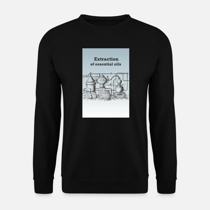 Extraction of essential oils - Unisex Sweatshirt - black