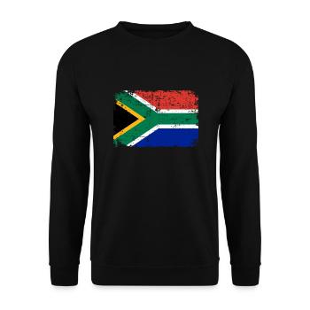 Afrique du Sud - Sweat-shirt Unisexe - noir - Devant - Alina (178cm) & Michal (187cm)