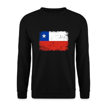 Chile - Unisex Pullover - Schwarz - Vorne - Alina (178cm) & Michal (187cm)