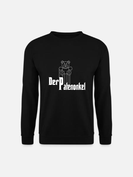 Der Patenonkel Pate Beste Onkel Geschenk - Unisex Pullover - Schwarz