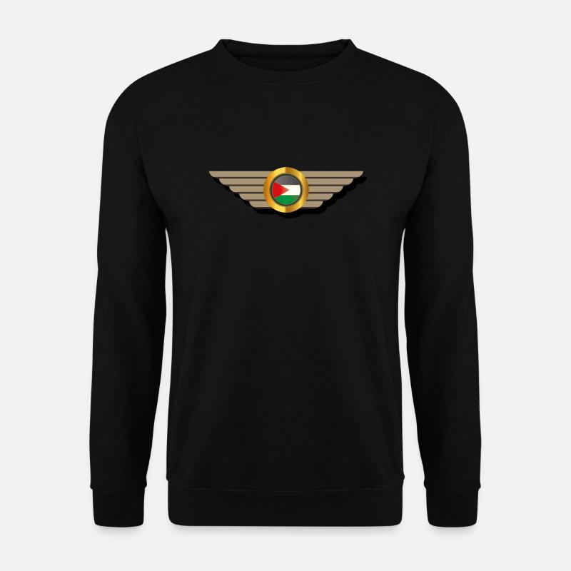 Palästina Flagge - Palestine flag - Unisex Pullover - Schwarz