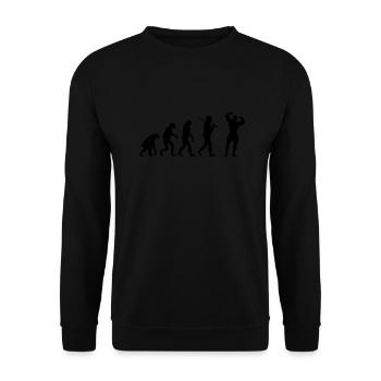 Fitness Evolution - Sweat-shirt Unisexe - noir - Devant - Alina (178cm) & Michal (187cm)