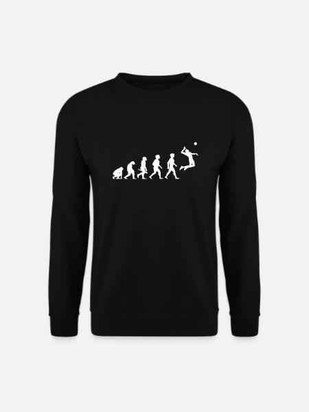 Evolution Beach Volleyball Spieler Sport - Unisex Pullover - Schwarz