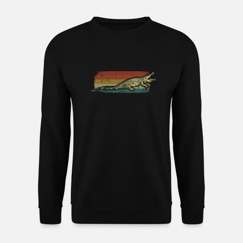Alligator Geschenk - Unisex Pullover - Schwarz