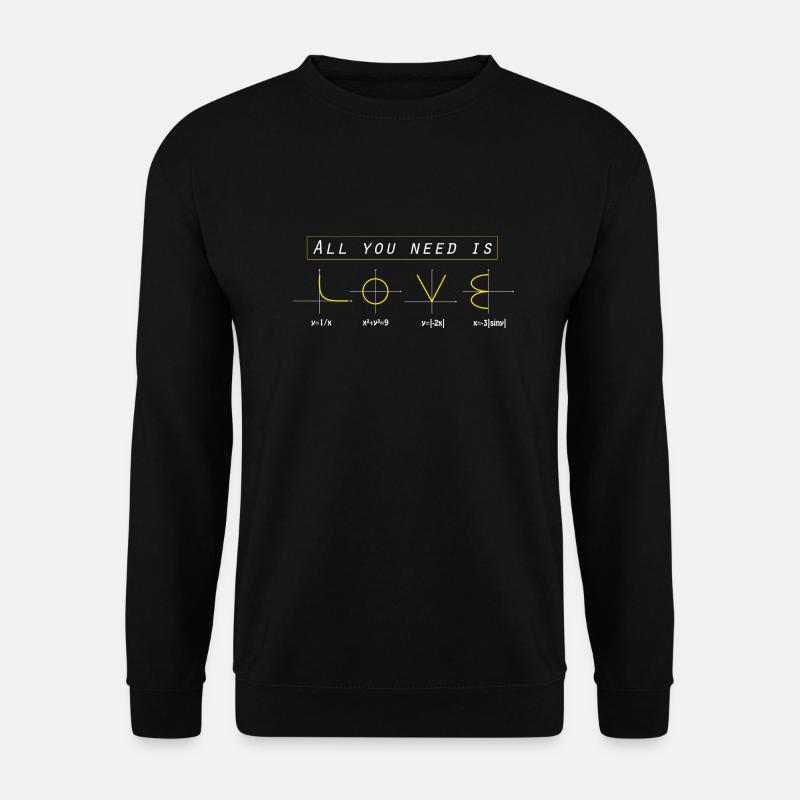 All you need is Love - Mathematics Analysis joke - Unisex Pullover - Schwarz