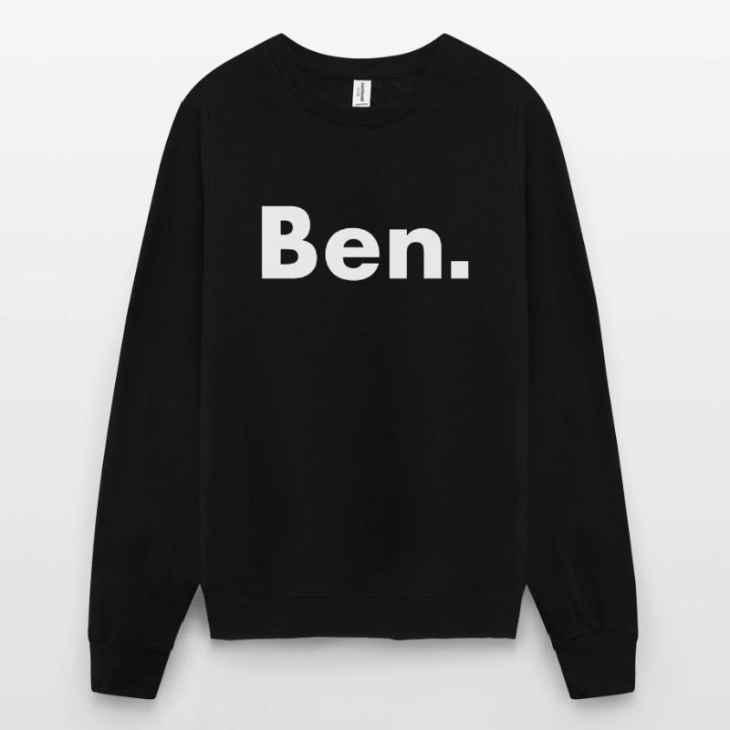 Ben - Name - Scripture - Benedict - Benjamin Unisex Sweatshirt