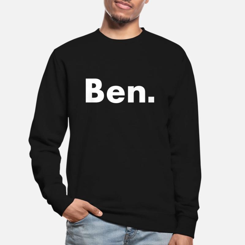 Ben - Name - Scripture - Benedict - Benjamin Unisex Sweatshirt