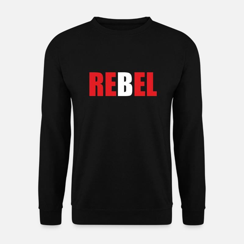 REBELL - Unisex Pullover - Schwarz