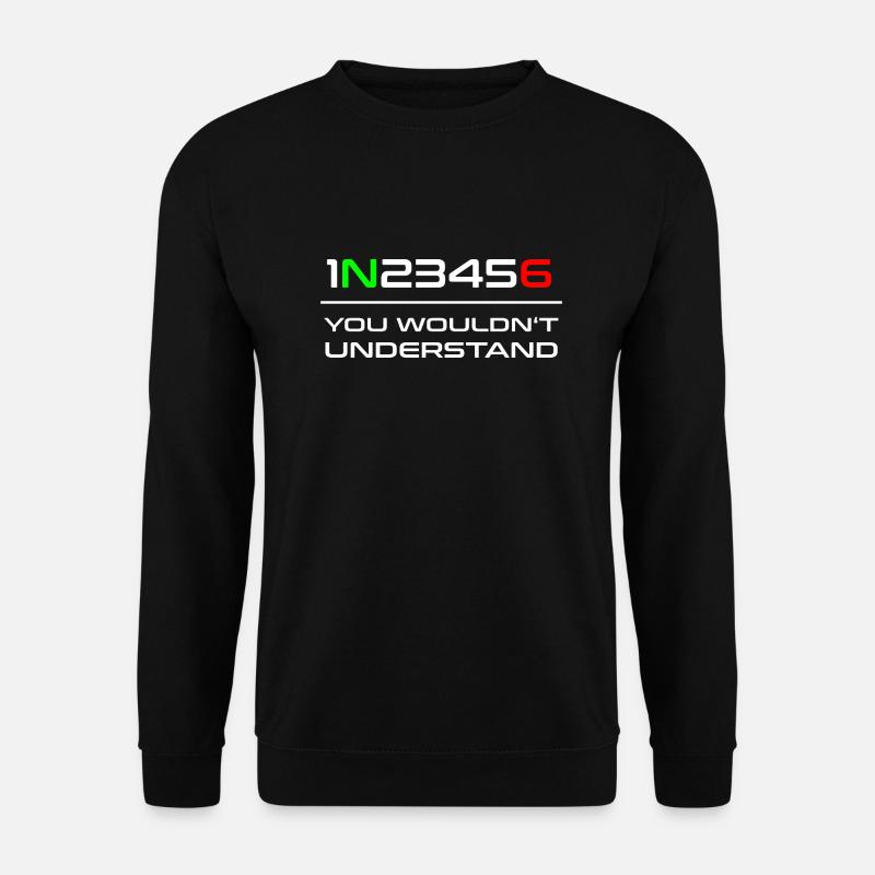 Moto Biker biker cadeau cadeau idée - Sweat-shirt Unisexe - noir