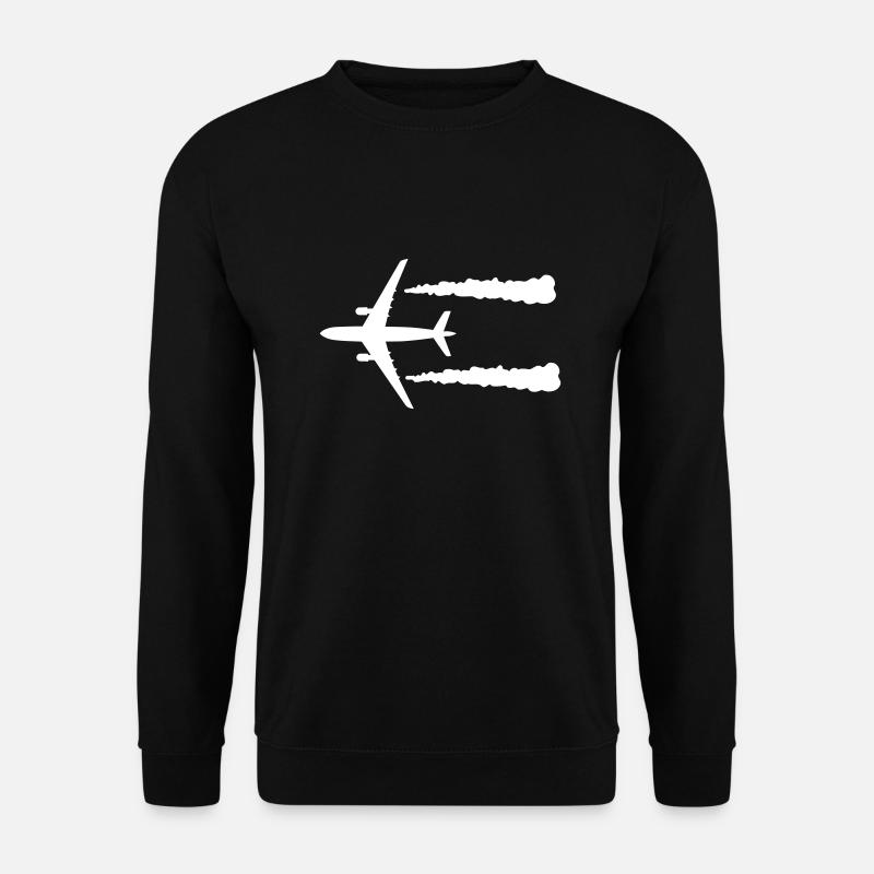plane - Unisex Sweatshirt - black