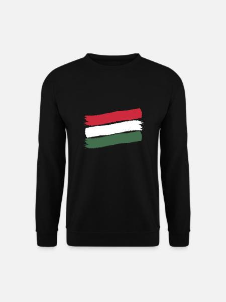 Ungarn Flagge Ungarische Fahne Balaton Hungary - Unisex Pullover - Schwarz