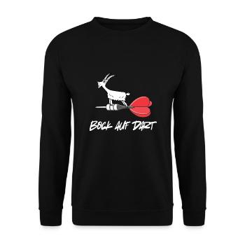 Bock auf Darts Dartpfeil Dartspieler Triple Lustig - Sweat-shirt Unisexe - noir - Devant - Alina (178cm) & Michal (187cm)