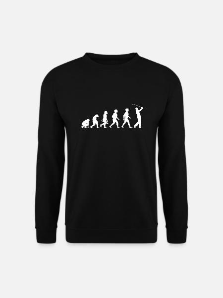 Evolution Golf Golfer Golfer Terrain de golf - Sweat-shirt Unisexe - noir