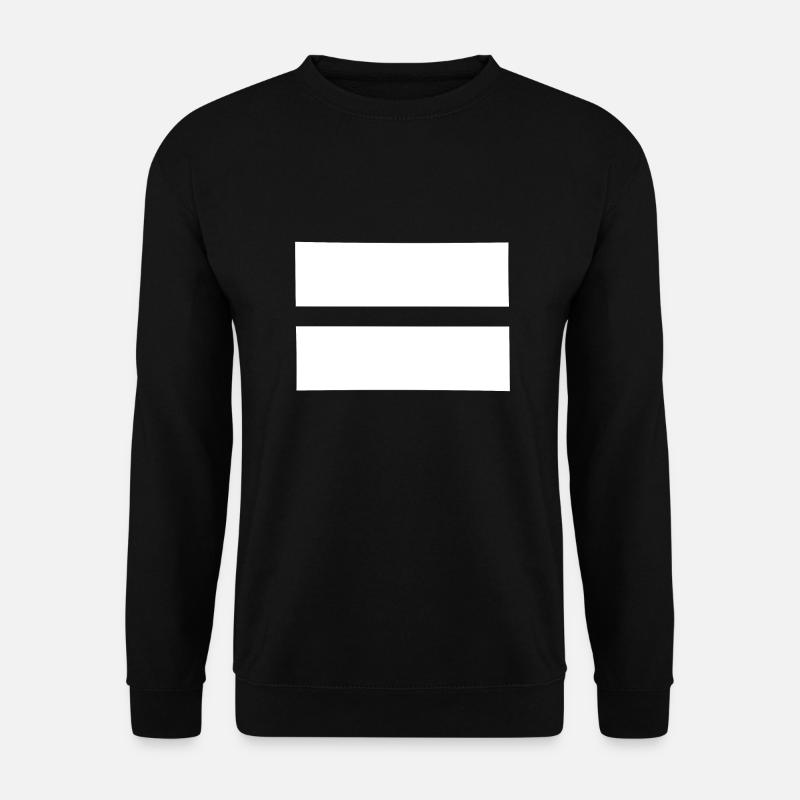 Déclaration minimale - Sweat-shirt Unisexe - noir