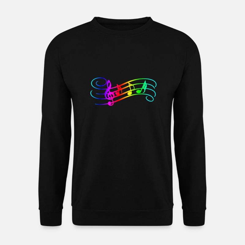 Notes de musique - Sweat-shirt Unisexe - noir
