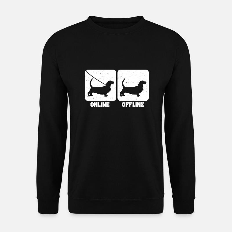 Basset Hound - Unisex Sweatshirt - black
