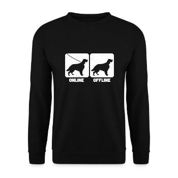 Deutsch Setter - Sweat-shirt Unisexe - noir - Devant - Alina (178cm) & Michal (187cm)