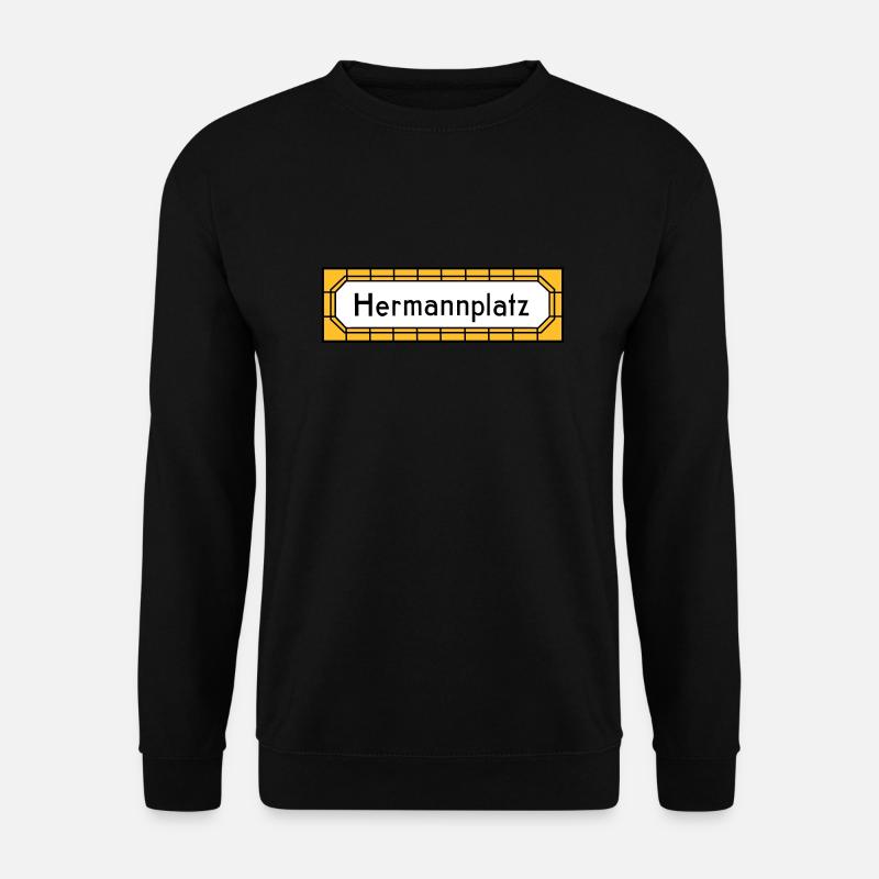 Hermannplatz NEUKÖLLN - Unisex Pullover - Schwarz