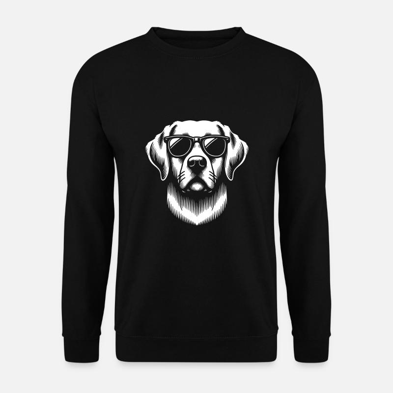 Labrador Retriever Loyalität Familienfreund - Unisex Pullover - Schwarz